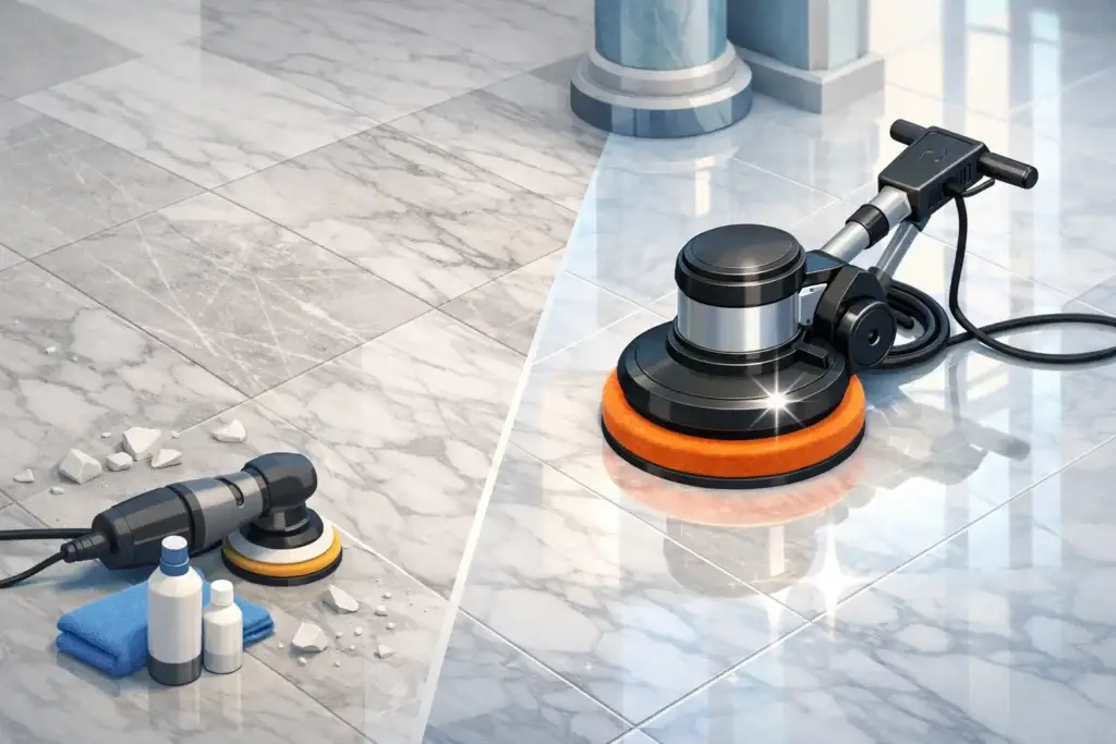 Marble Polishing That Brings Back the Shine