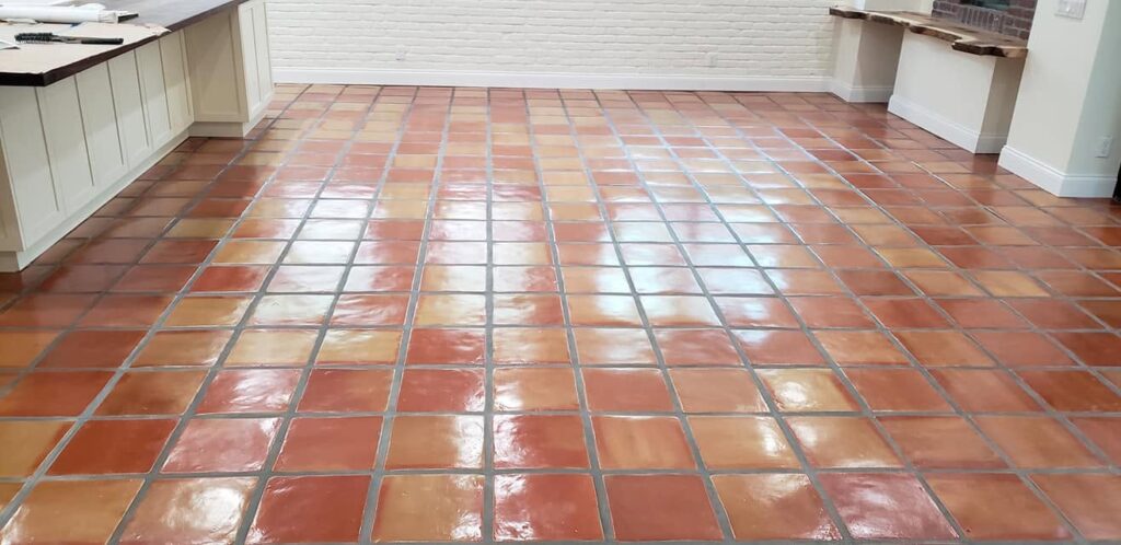 Saltillo tile cleaning and restoration in Tampa Bay