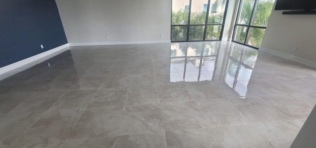 Marble floor polishing and restoration in Tampa Bay