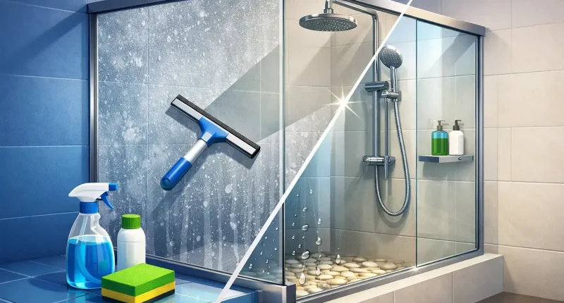 Shower Glass Hard Water Removal That Lasts